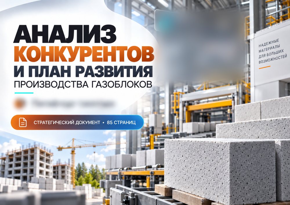 Анализ конкурентов и план развития производства